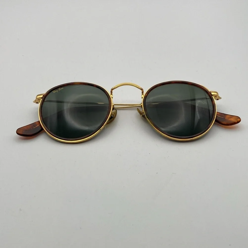 Vintage Ray Ban W1675 Classic Metals Sunglasses Tortoise Shell